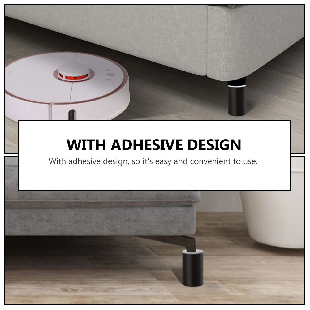

4pcs Heightening Pads Furniture Foot Cushion Impact Absorption Noise Reduction Anti-Slipping Adhesive Wear-Resistant Tea Table