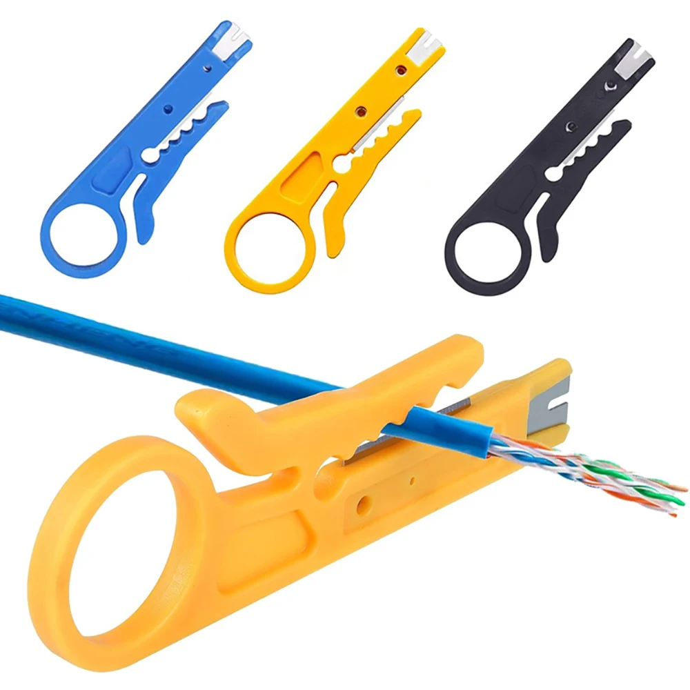 1PC Multi Cable Stripping Tool for RJ45 RJ11 Network Phone Stripping Wire Cutter Multi Tools Cut Line Multifunctional Hand Tools