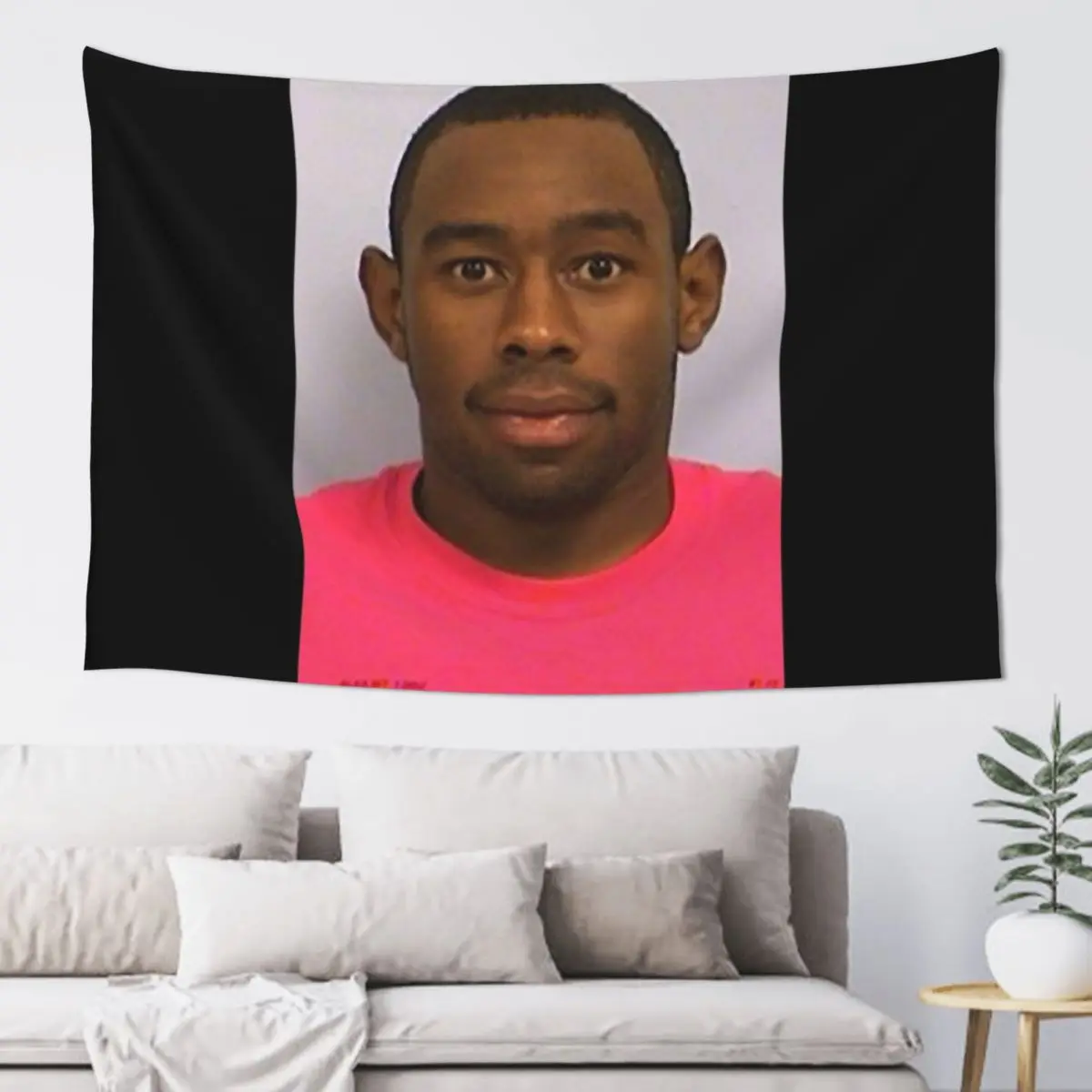 

tyler mugshot Tapestry Room Ornaments Anime Decor On The Wall Tapestry