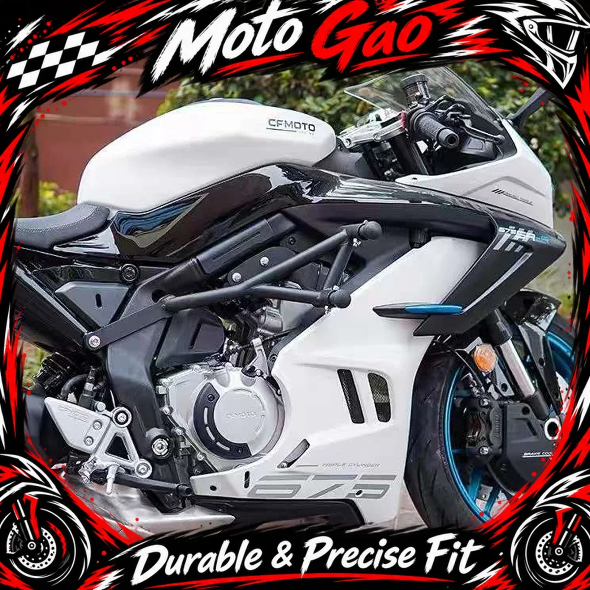 【Precise Fit】For CFMOTO 675SR SR-R 675SRR 675 SR new Motorcycle Crash Bar Engine Guard Bumper Protector