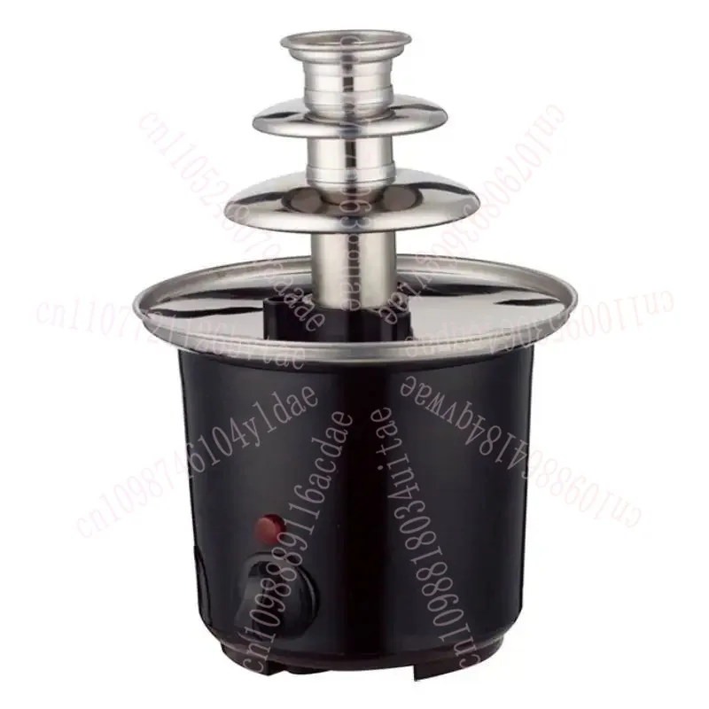 H-C-S نافورة خلاط شوكولاتة صغيرة من الفولاذ المقاوم للصدأ ثلاثية الطبقات CF-17-1 230 فولت #1