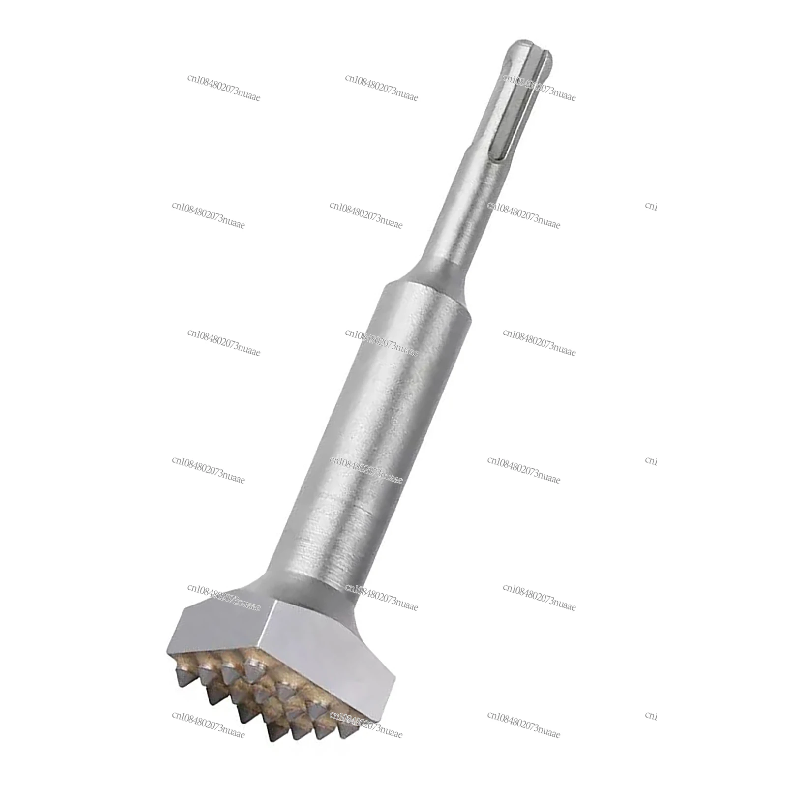 

1Pc SDS Plus 10mm Shank Carbide Tipped 16Teeth Bush Hammer Chisel Bit For Cement Concrete Stone Marble Granite