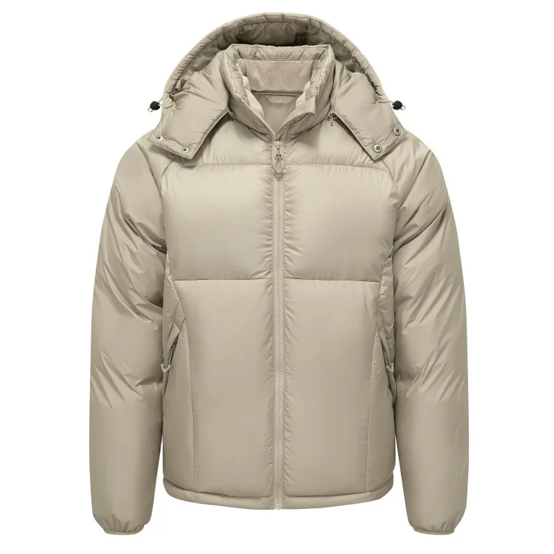 Men's 2026 Winter Thick down Cotton Jacket 30D Soft Bread Cotton Coat for Warmth New Cotton Jacket for Men