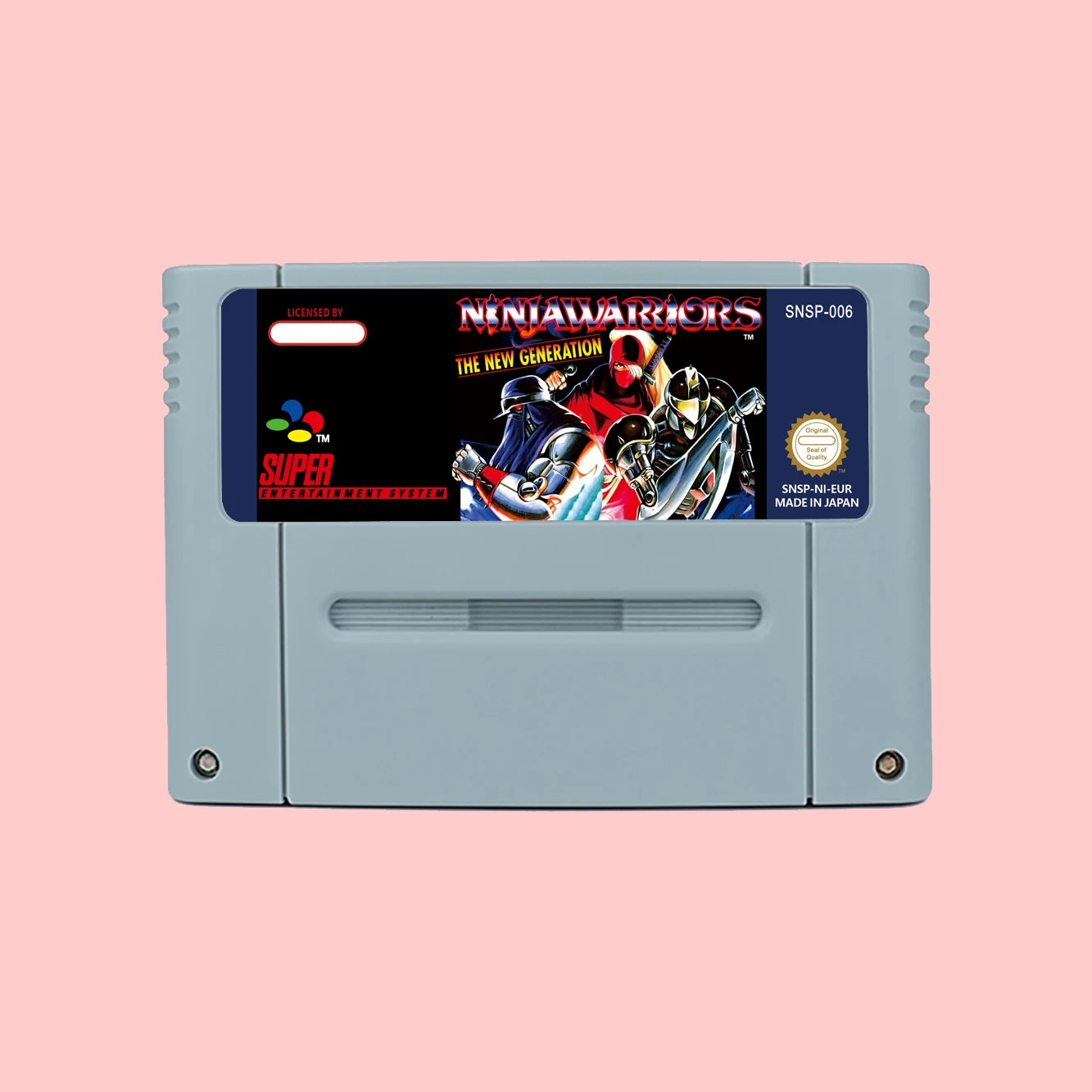 خرطوشة ألعاب الحركة SNES SFC Ninja Warriors مع صندوق 16bit NTSC USA JAP PAL EUR وحدات تحكم ألعاب الفيديو #3