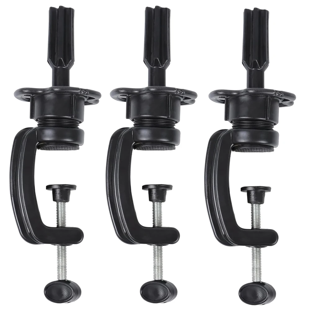 

Набор из 3 черных мини-подставок для манекенских голов с настольным креплением, регулируемый держатель для тренировочных манекенов, инструменты для парикмахерских аксессуаров