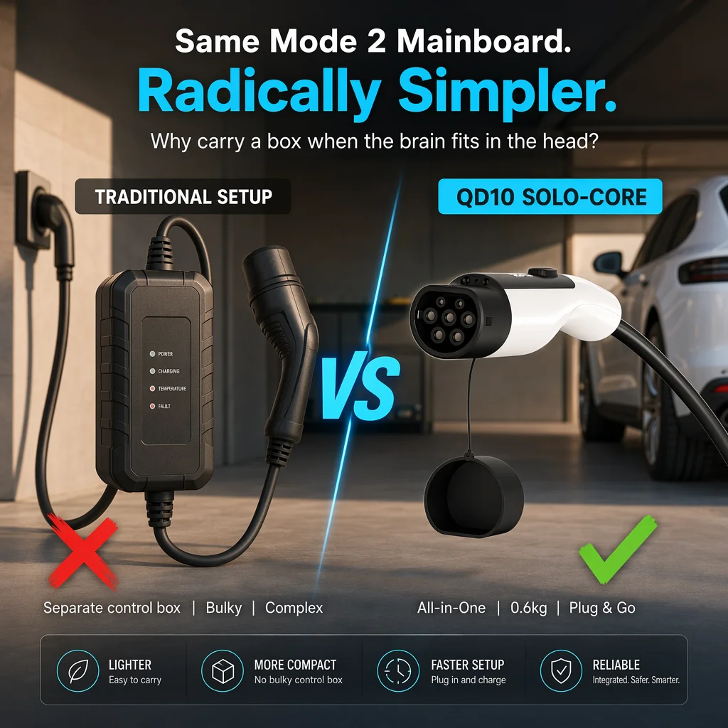 Smart Home Mod - Carregador Portátil Minimalista Modo 2 32A