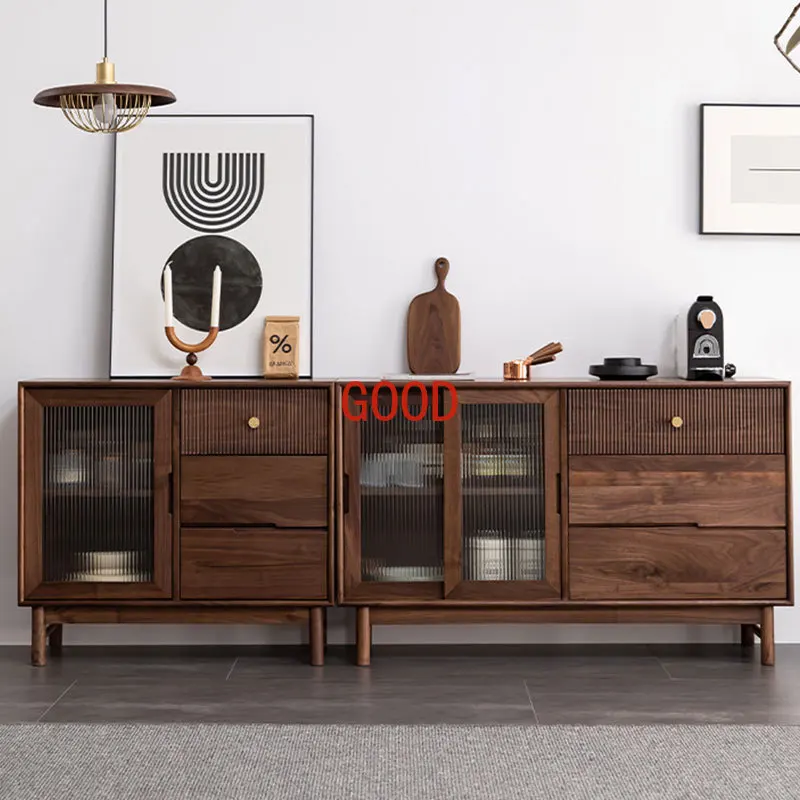 Solid Wood Guest Restaurant Storage Locker Log Wine Cabinet Storage Cabinet