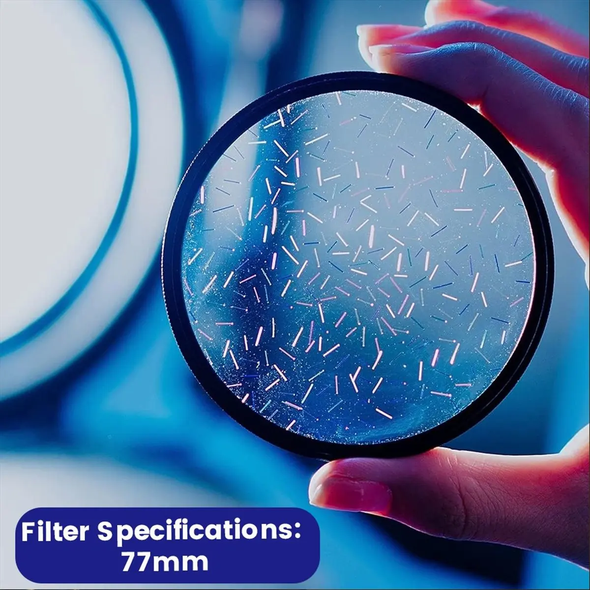 

Аксессуары для камеры M85K, красочный фильтр с эффектом звездного света, 77 мм, сияющий фильтр со специальным эффектом для фотосъемки