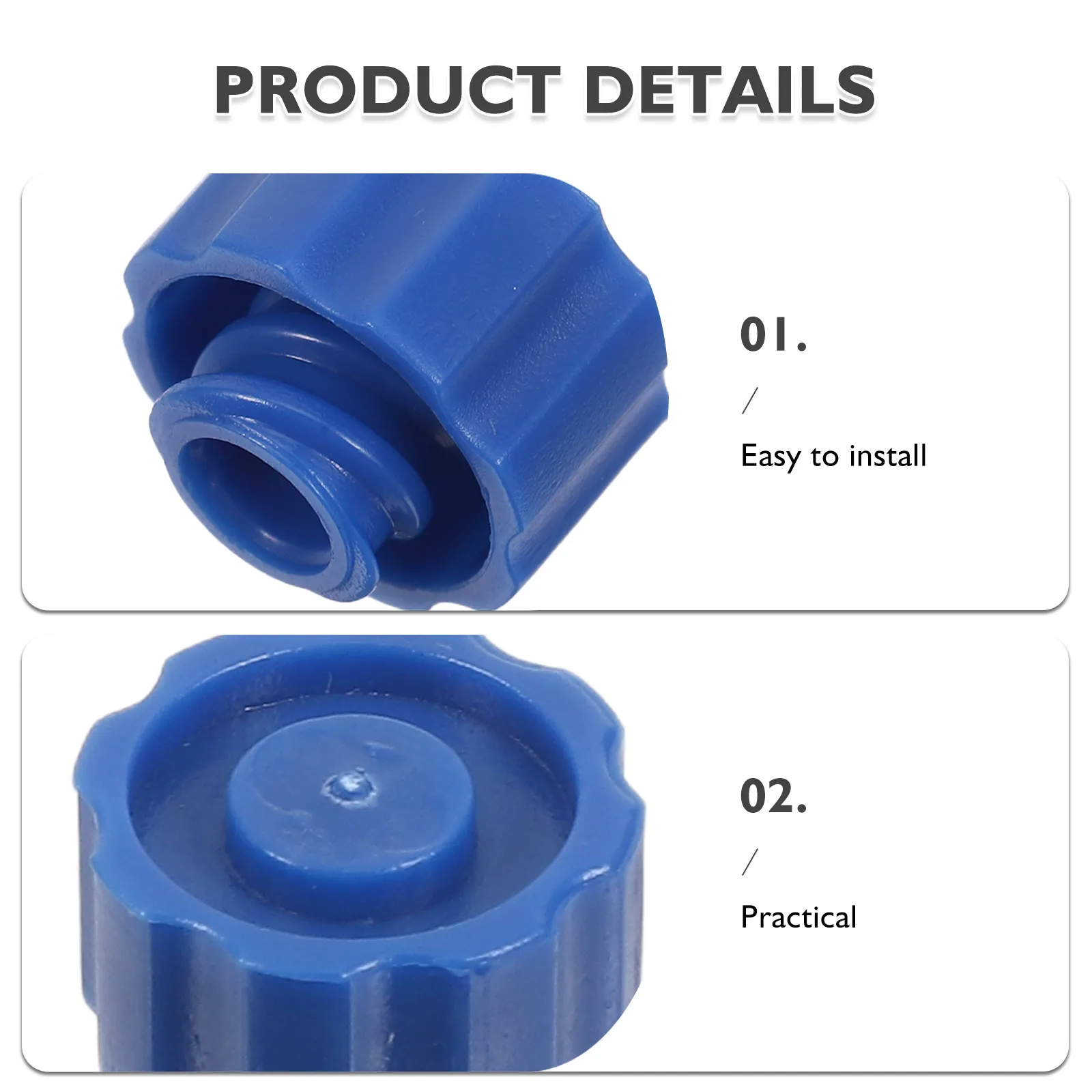 50Pcs Precision Dispensing Needle Tip Cap Plastic Luer Lock Applicator Screw Type Replacement for Industrial Laboratory Supplies
