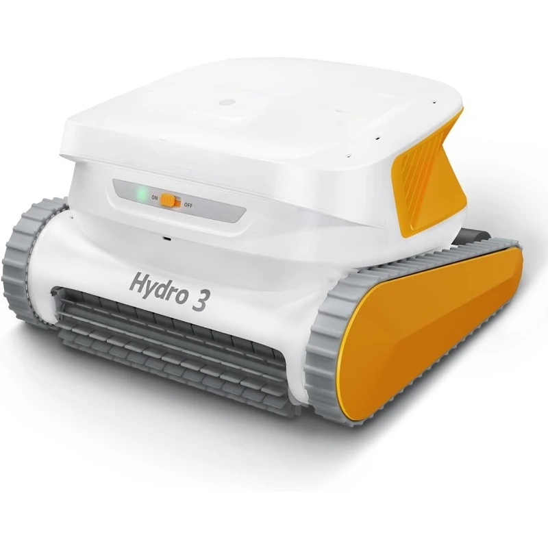 

Robotic Pool Cleaner, 150W Cordless Pool Vacuum for Inground/upground Pool Max 861-1070 sq.ft, 200mins Runtime, 2xBrushle