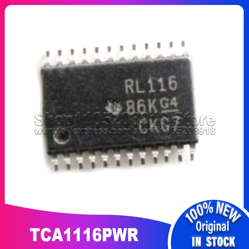 10 ~ 50 قطعة/الوحدة TCA1116PWR TCA1116 RL116 TSSOP24 100% مخزون بقعة جديد
