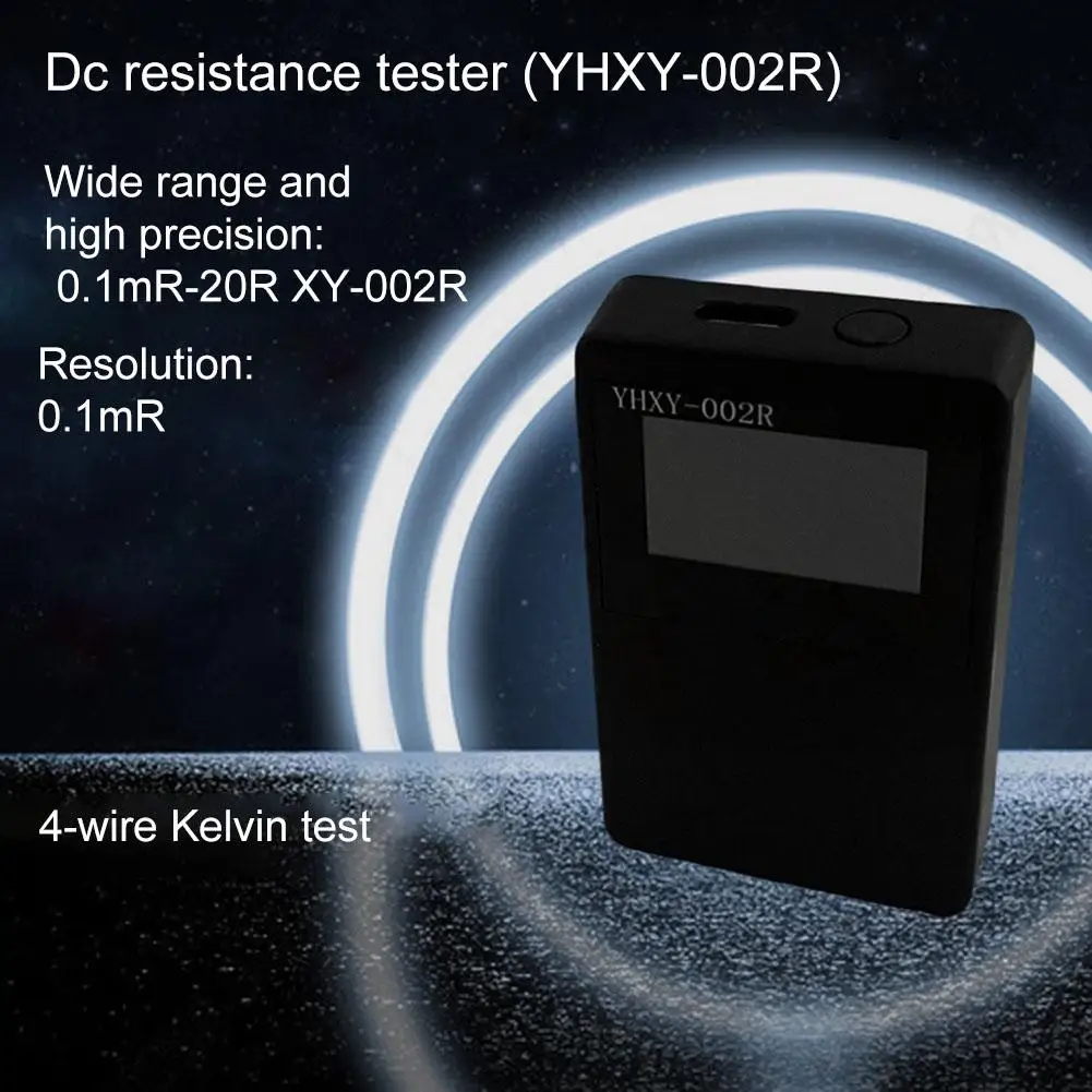 

1pc DC Milliohmmeter Resistance Tester Short Circuit Tester 0.0001 Ohm -20 Ohm Electrical Instruments Accessory Tester Tools