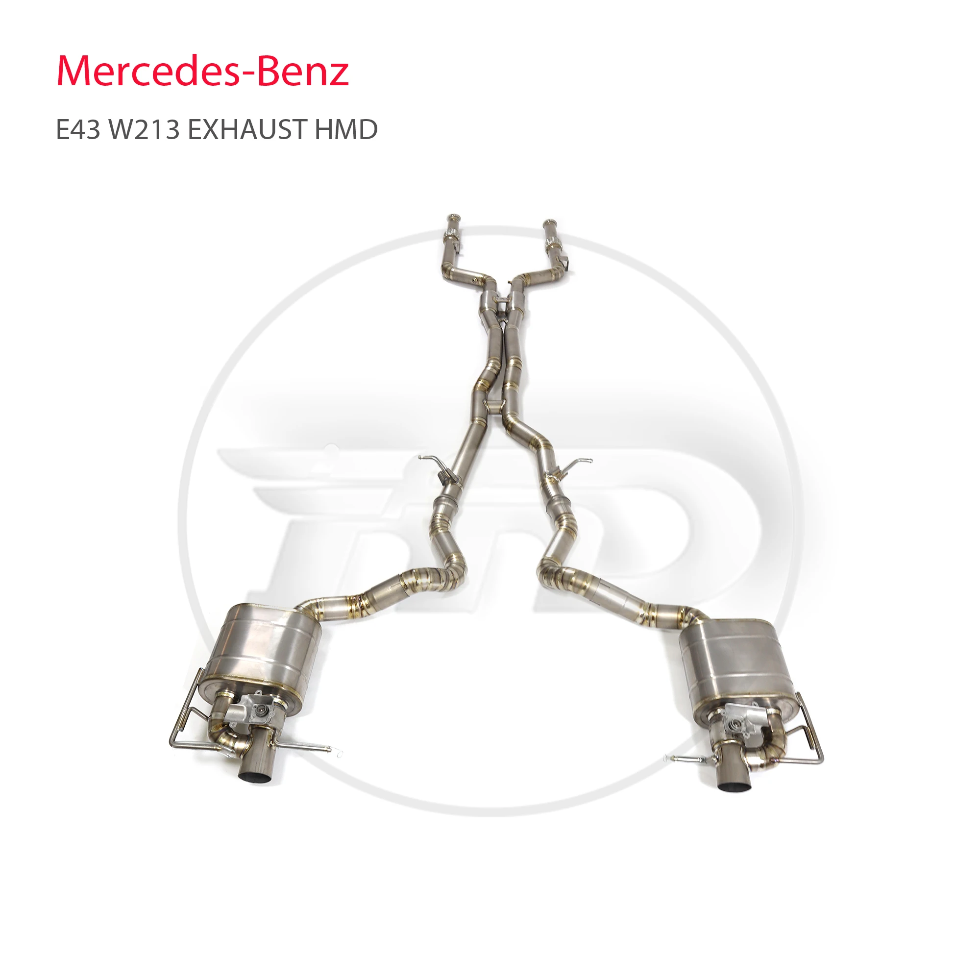 HMD Titanium Alloy Exhaust System Performance Catback For Mercedes Benz E43 W213 Valve Muffler OEM Control