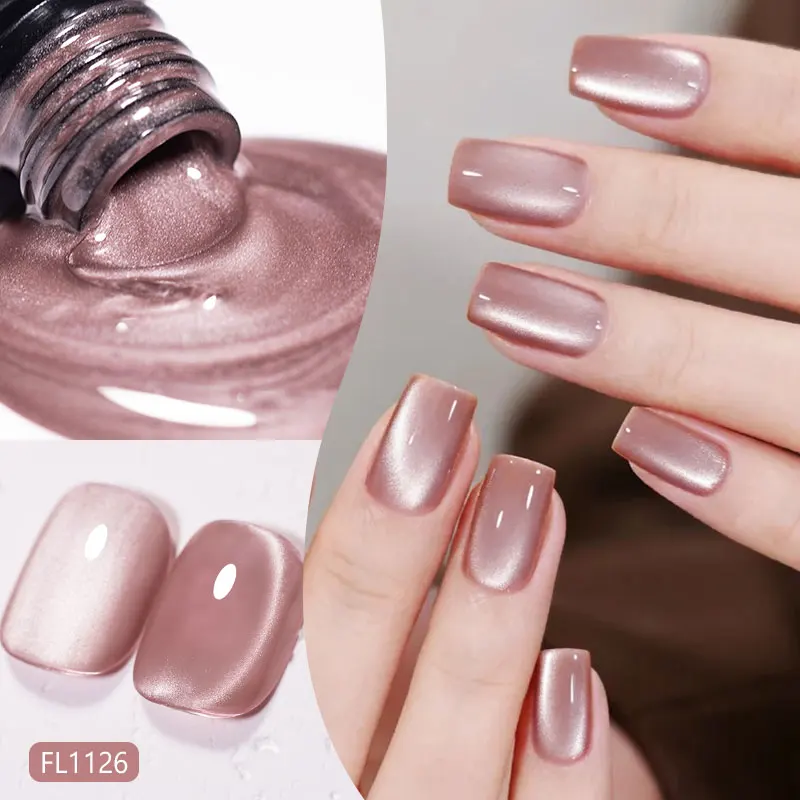 FOUR LILY One Step Magnetic Gel Nail Polish 10ml Cat Gel Polish Soak Off UV LED Gel Varnish DIY Manicure Nail Art