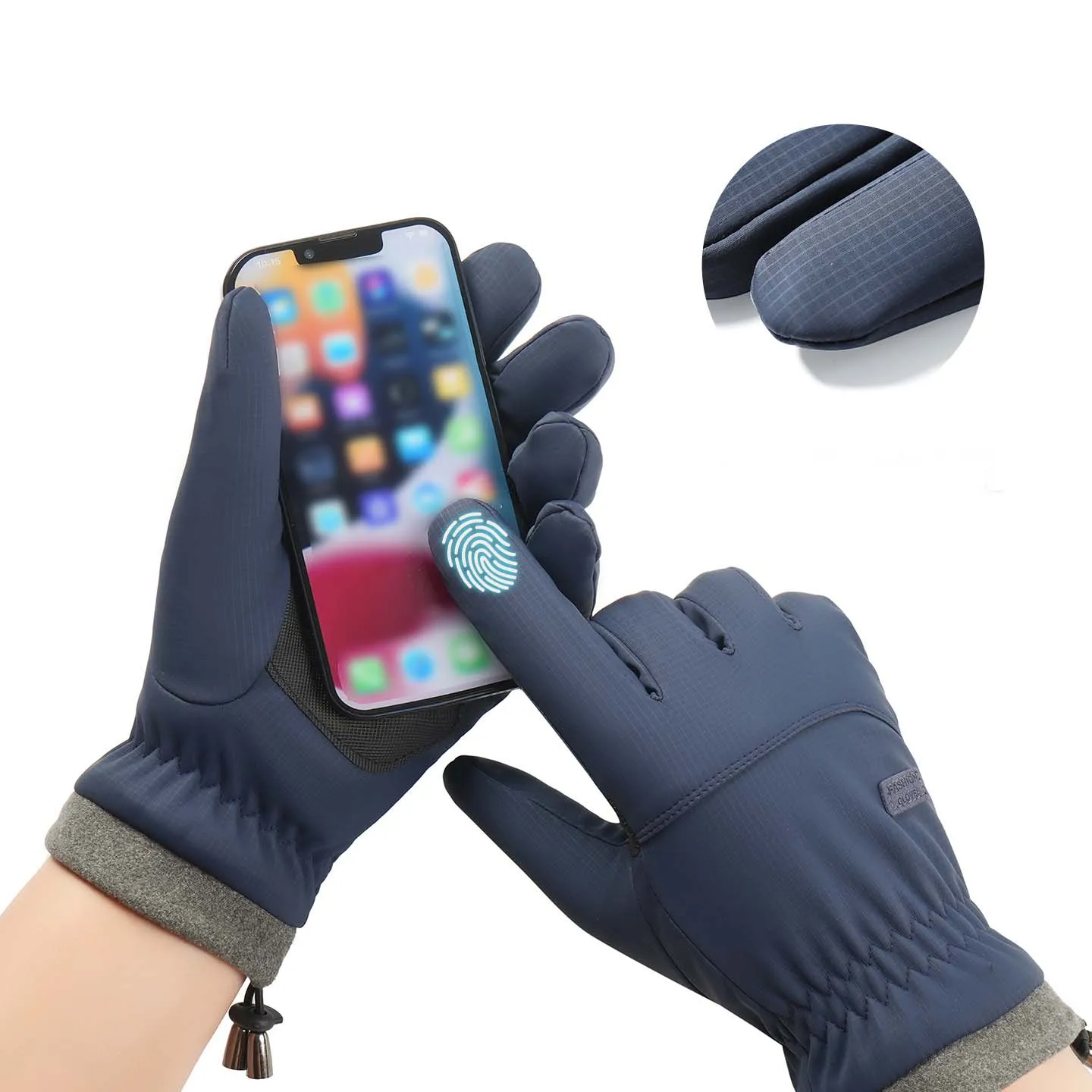 1 Pair Winter Outdoor Cycling Sports Gloves Men's Women's Winter Running TouchScreen Full-finger Gloves Christmas Halloween Gift