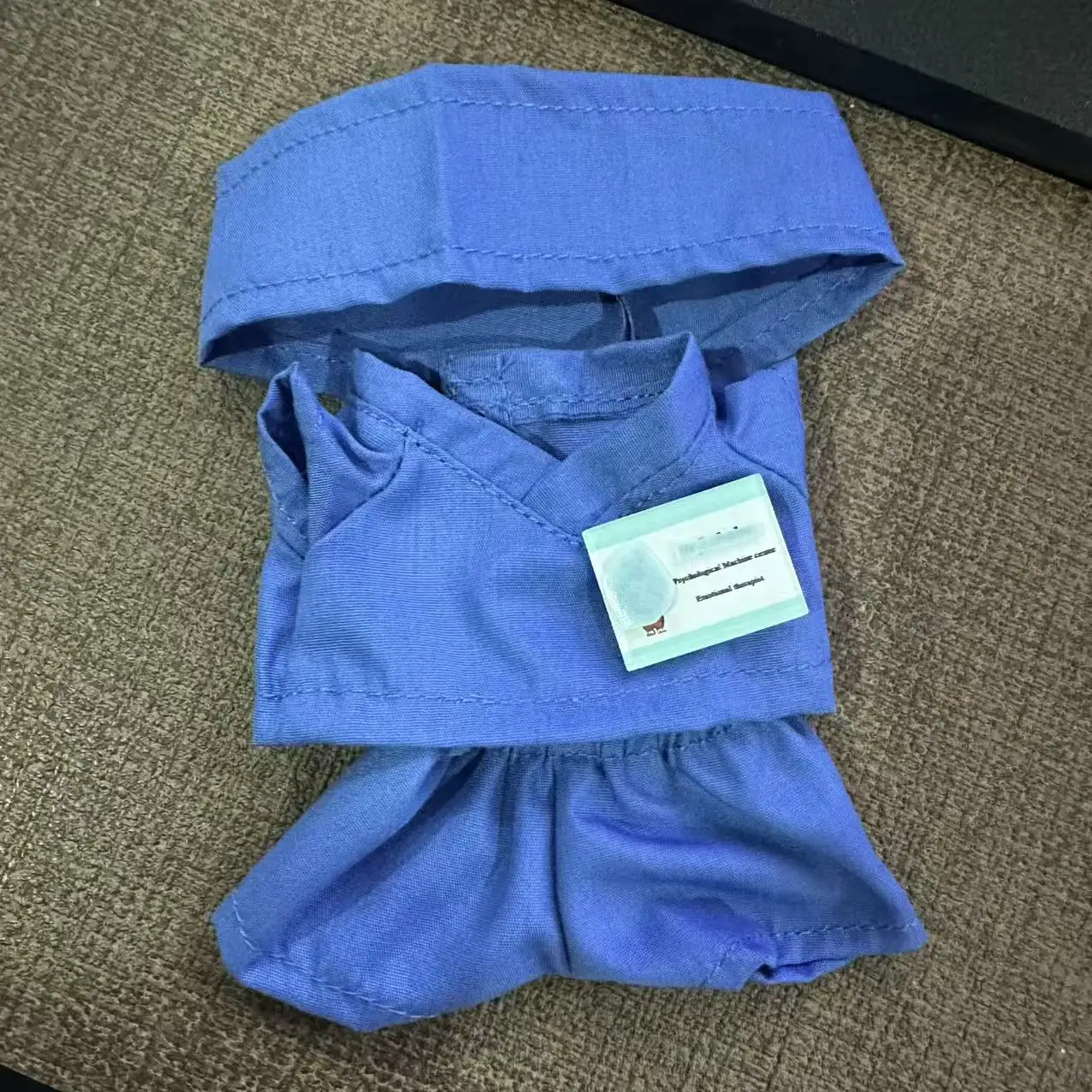 17Cm Mini Pop Kleding Outfit Accessoires Voor Labubu Zitten Party V1 V2 Herfst Onesie Hoed Set Accessoires Leuke Geschenken