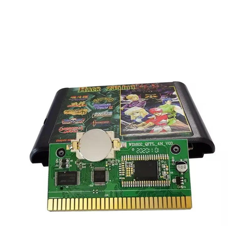 Cartucho MD 235 en 1, juego Mulit en uno para juego de 16 bits para Mega Drive Mega Genesis