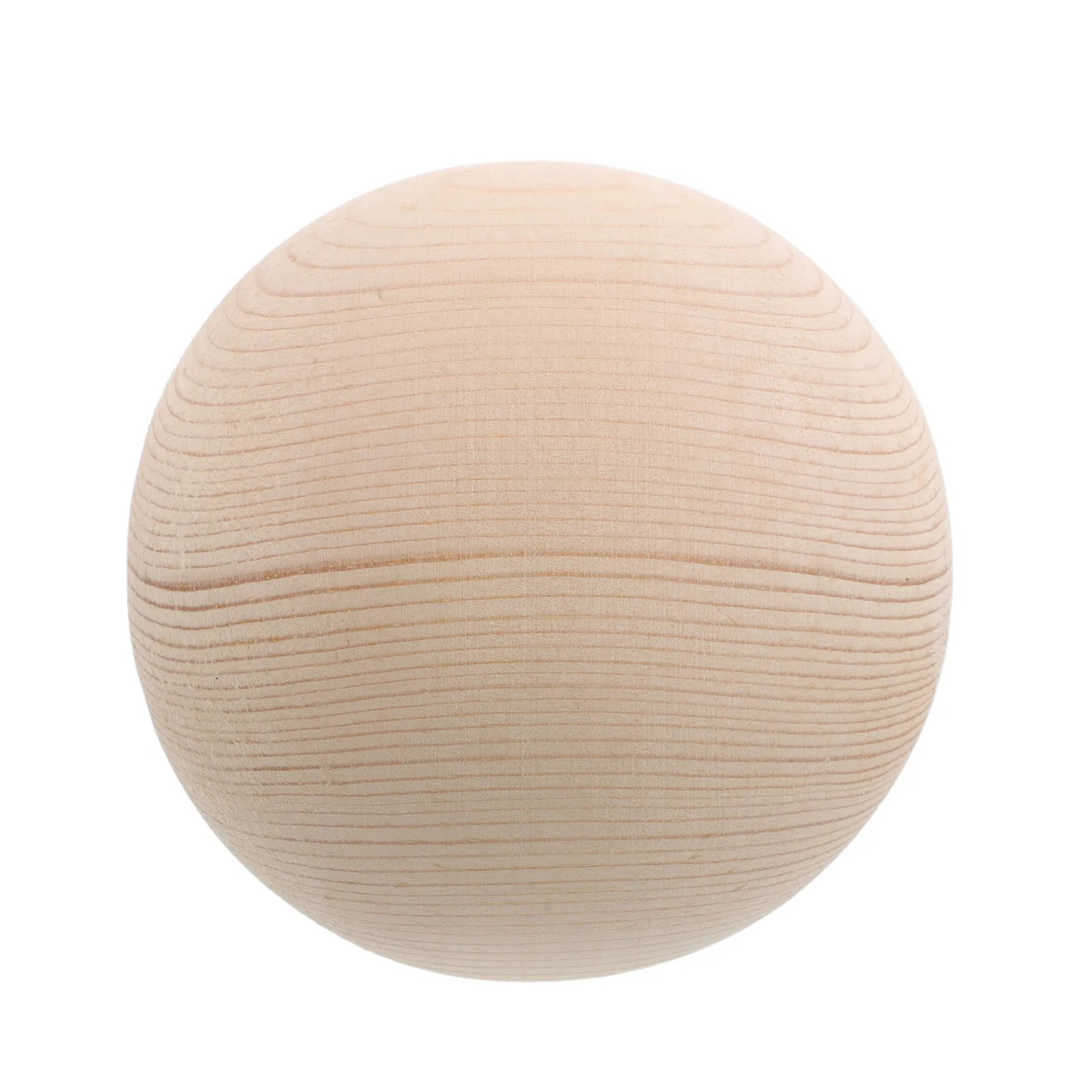 Wooden Round Balls Unfinished Hardwood Sphere Smooth Polished Surface for DIY Crafts Headrail Column Decorations Wood Carving