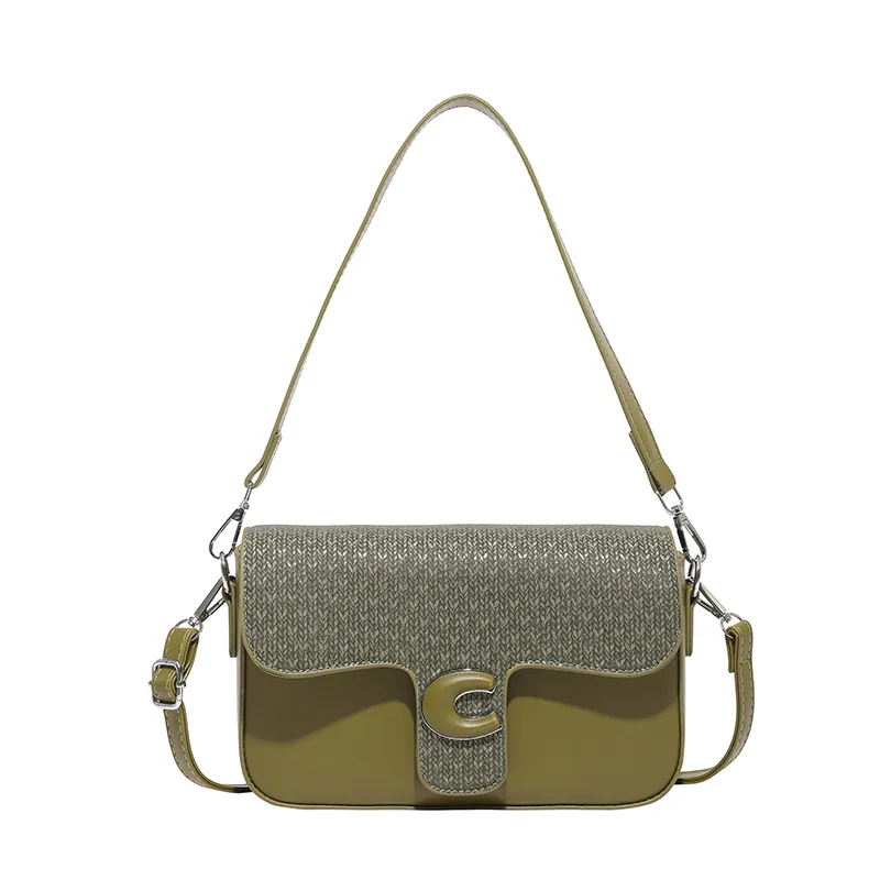 

2025 Luxury Square Bag: Designer Lock-Closure Crossbody Purse for Women Structured Shoulder Bag for Work & Evening