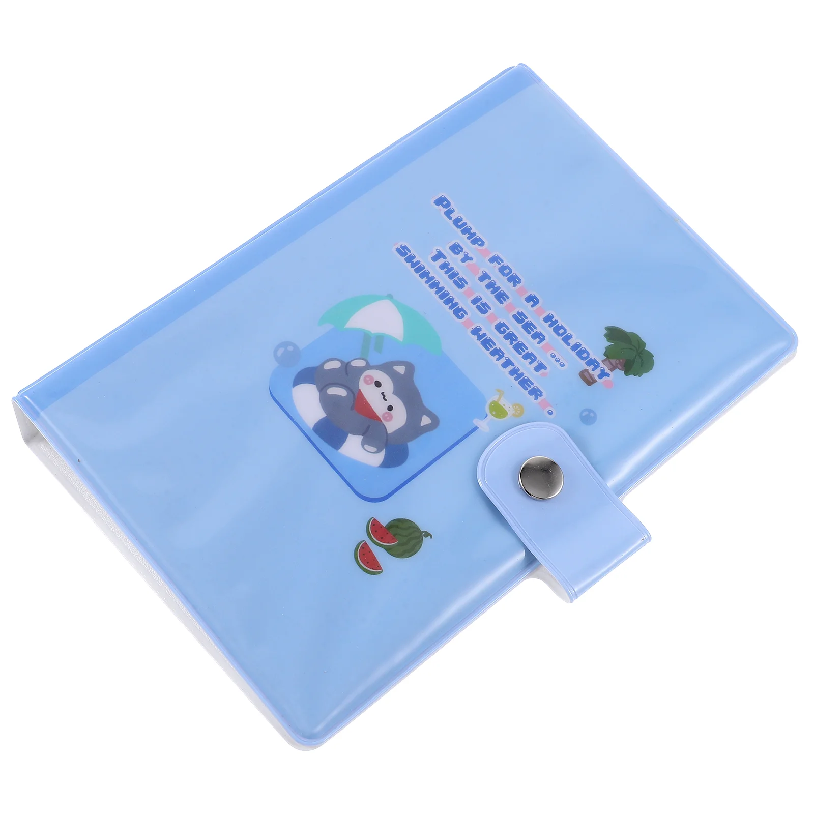 Cartoon Loose-leaf PVC Storage Album 3-inch Photo A5a6 Cute Binder (a5 #Dream Blue) Notepad Cover Reusable Plastic The Notebook