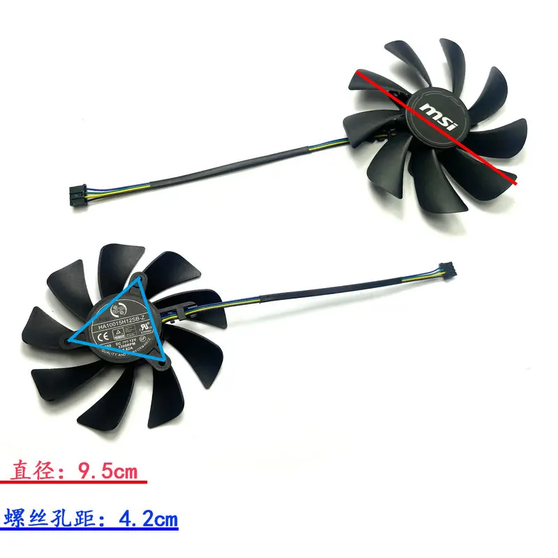 New Cooling Fan for MSI RTX3050 RTX3060 RTX3060ti AERO ITX Video Card