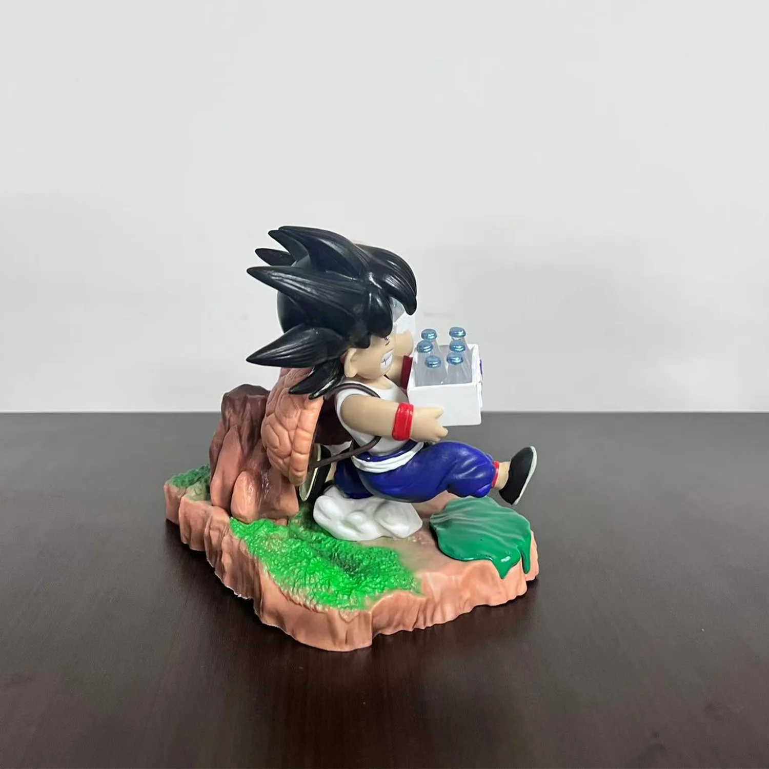 Figurka anime Dragon Ball Z, 15 cm, Mleczne Dzieciństwo, Son Goku Krillin, figurka akcji, statuetka z PVC, kolekcjonerski model, zabawka dla dzieci