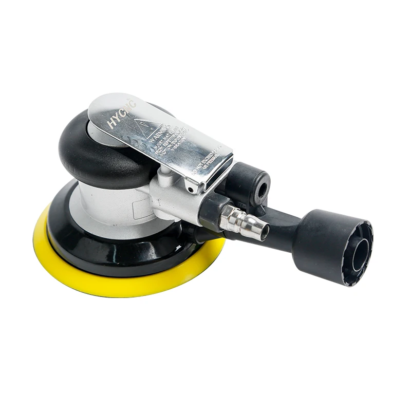

5-Inch pneumatic air sander Wood polisher with 125mm round sandpaper Vacuum rail grinding Grinder tool