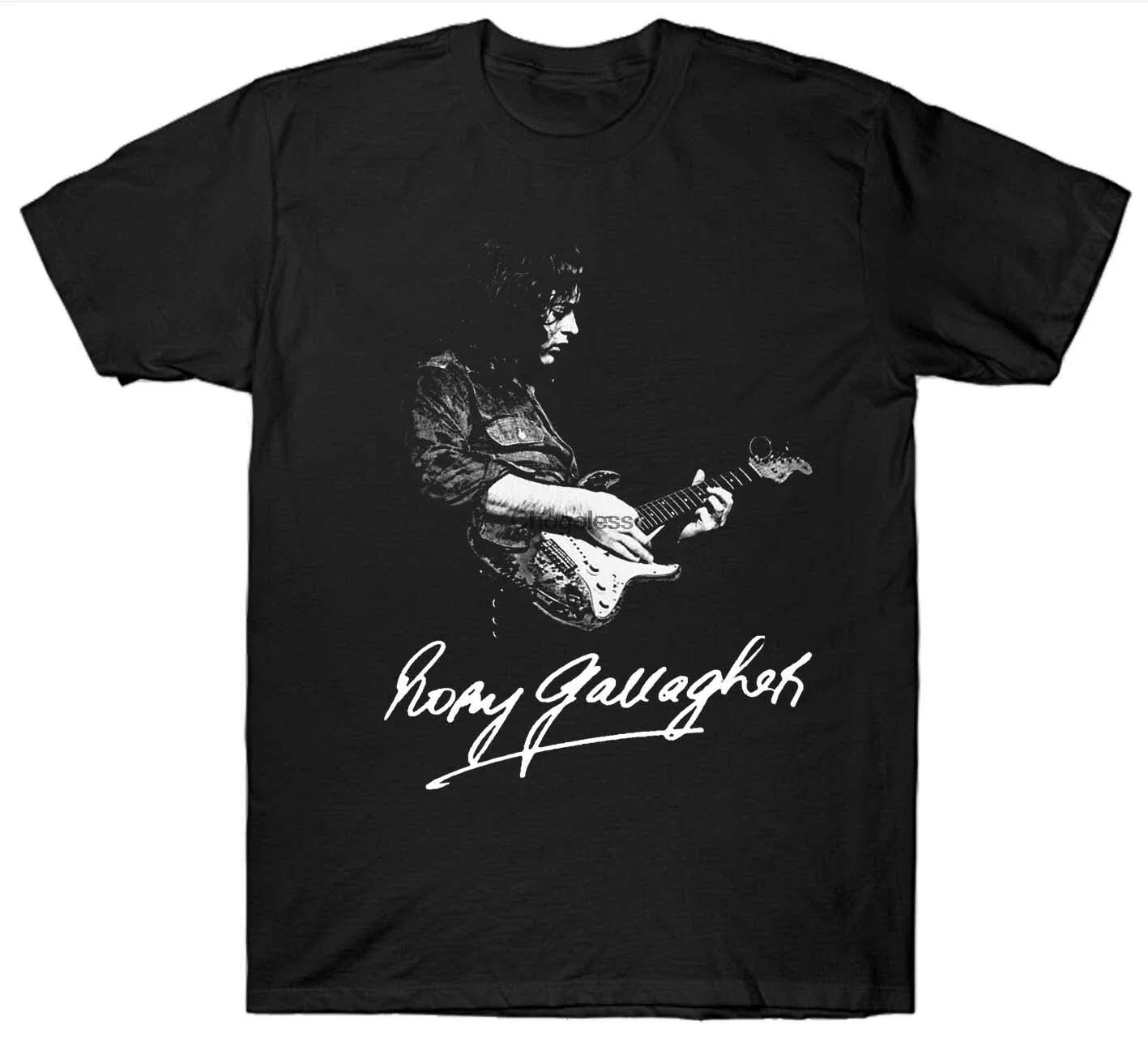 Rory Gallagher T Shirt Guitarist Guitar 1970\'s 1980\'s Retro Vintage Birthday