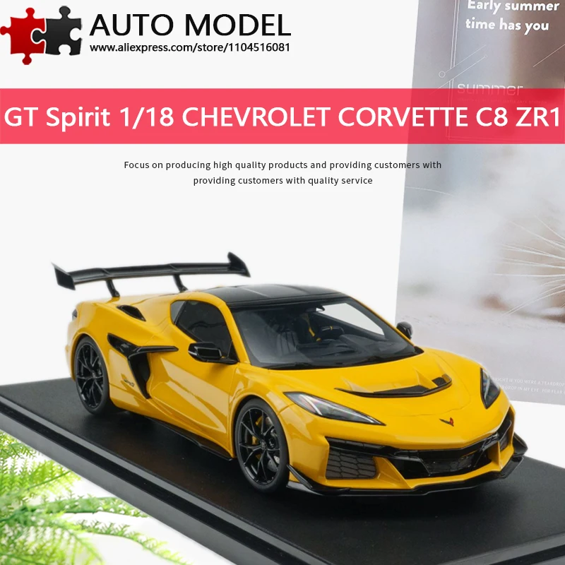 

2025 Chevrolet Corvette Chevrolet Corvette C8 Zr1 Limited Edition Collectible Simulation Car Model Gt Spirit 1:18 Die-Cast Resin Scale Static Model Adult Toy Boy's Gift