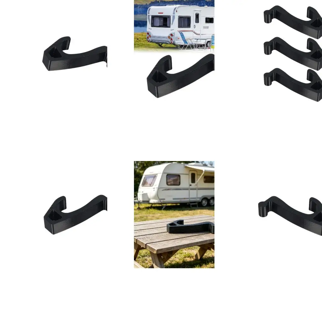 Track Channel Awning Hook for Outdoor Use, Towels Lights and Gear