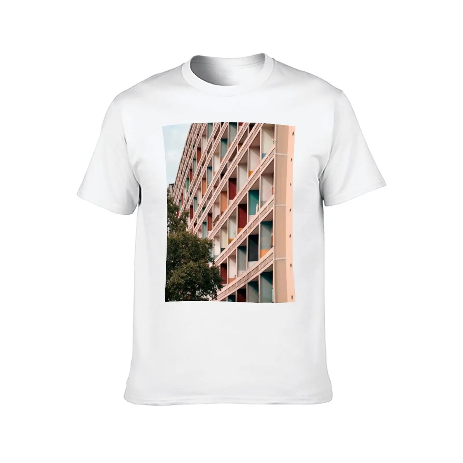 Le Corbusier architecture in Berlin 03 T-Shirt sweat shirts graphic tee oversized t shirt mens funny t shirts