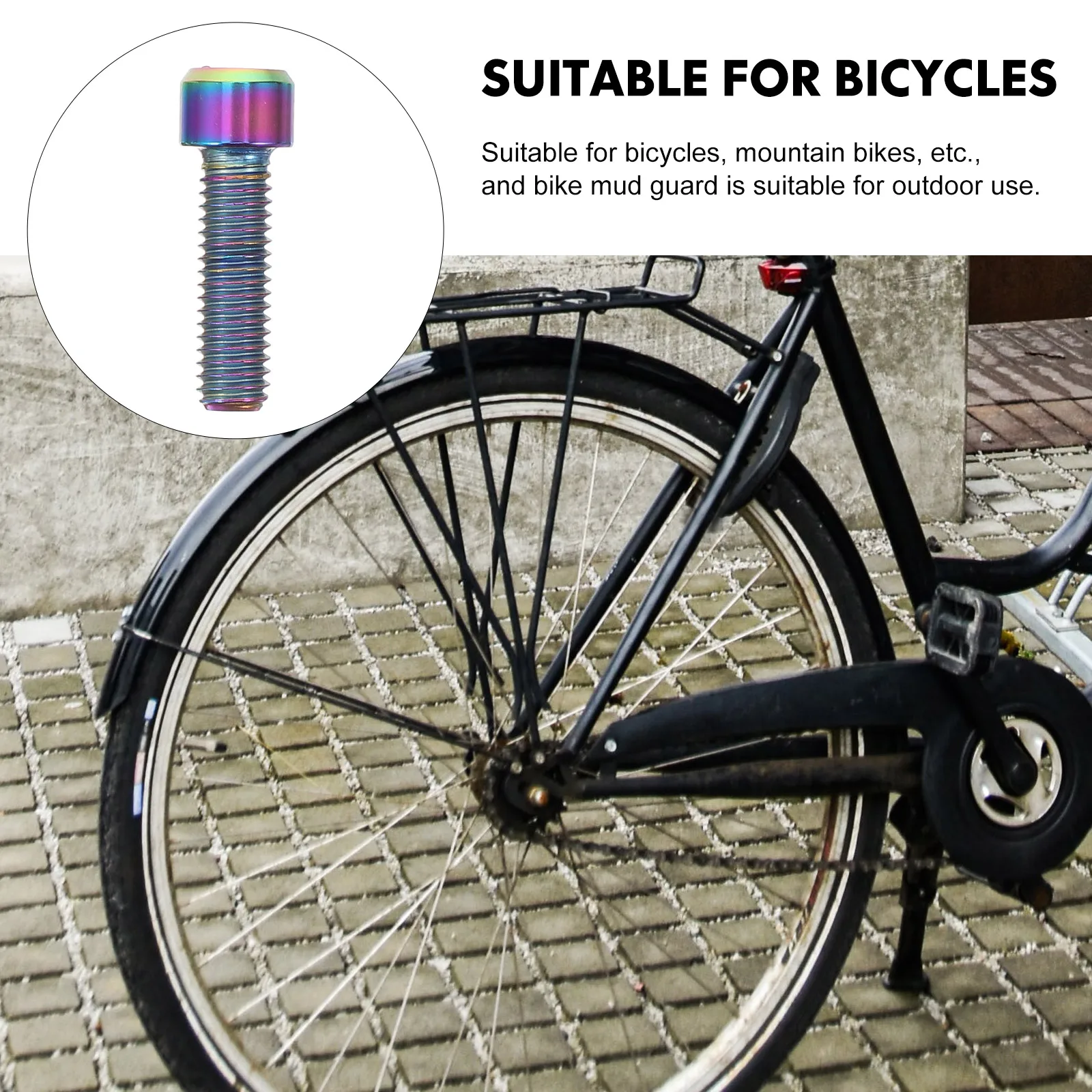 

4pcs Alloy Disc Brake Bolt Bicycle Brake Disc Screw Sturdy Fixing Bolt For Mountain Bike Lightweight Repair Screw Easy