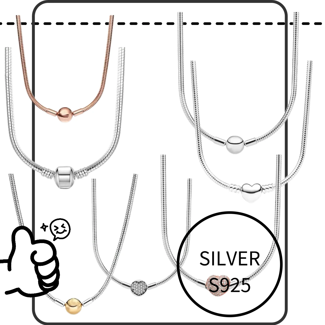 Chaînes de clavicule tendance en argent sterling S925 avec zircon en forme de cœur, collier en os de serpent, bijoux pour femmes, cadeaux pour la Saint-Valentin