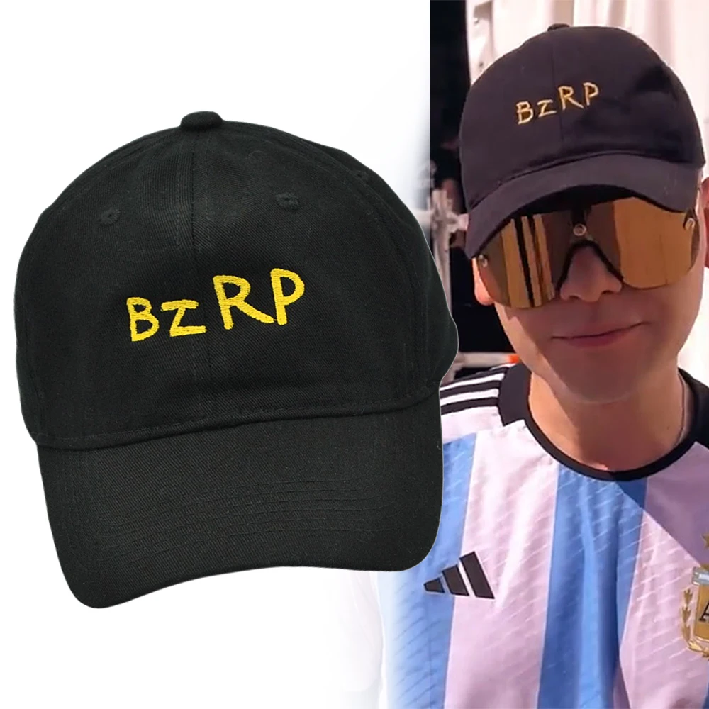 BIZARRAP Cap  Embroidery BZRP Baseball Cap Rapper Hip Hop Hat  Cotton Dad Hats Adjustable Caps