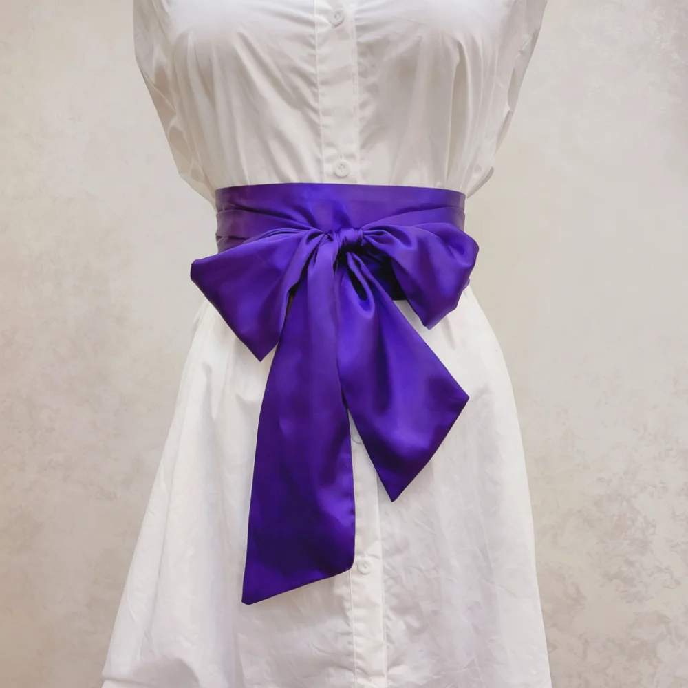 Women'S Accessories For Formal Wear - 幅広リボンウエストバンド レディース 調節可能なタイアップベルト ファブリックコルセット シェイプウェア エレガントなアクセサリー