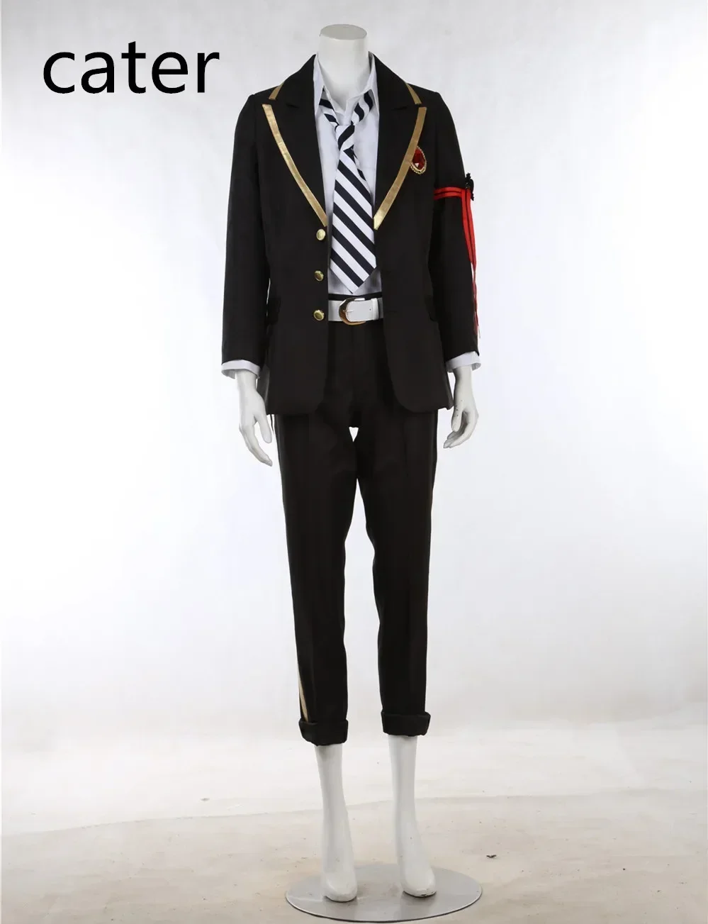 Kostum Cosplay seragam Cater Ace Deuce Riddle Trey