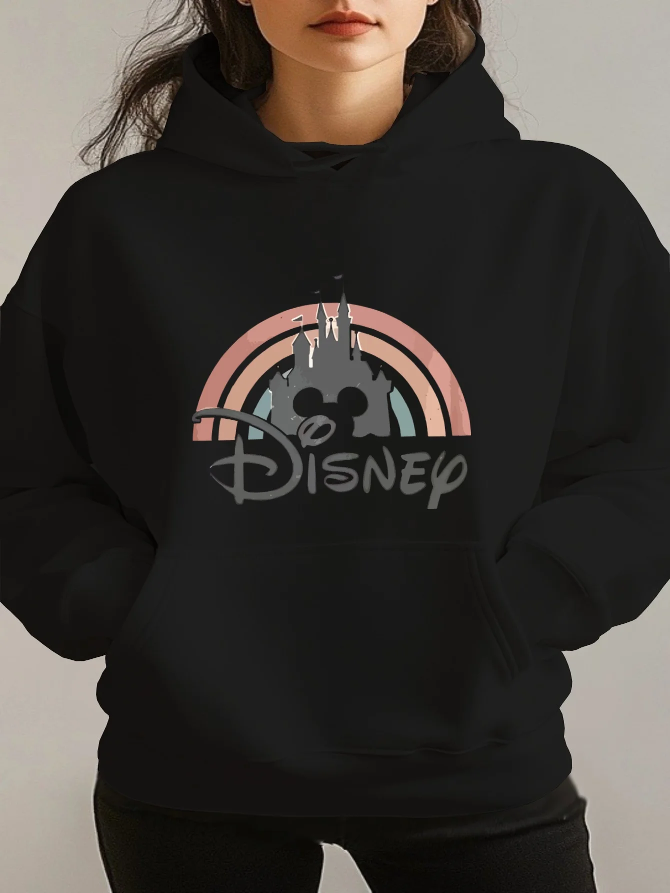 

2025 New Retro Disney Casual Fashion Trendy Sports Hoodie Series Autumn/Winter Campus Style Unisex for Boys and Girls
