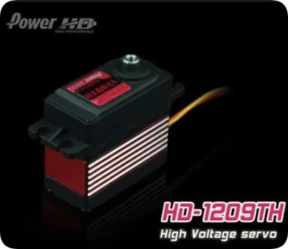 Power HD Servo HD 1209TG  7.4V Titanium Gear Digital Racing (11.0Kg/0.08Sec) For HV RC FBL Heli