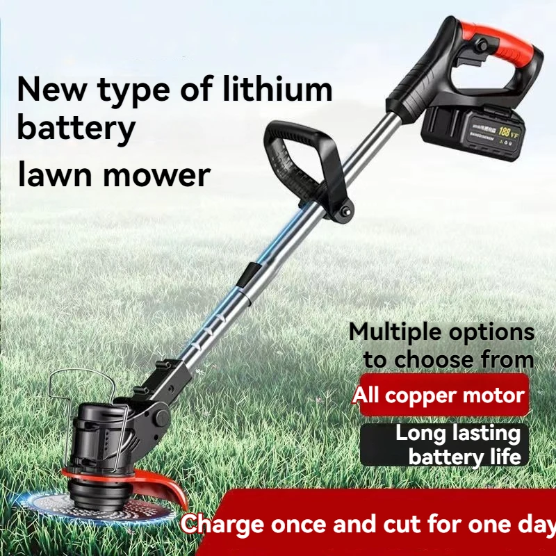 

Cordless Lawn Trimmer Weed Walker Lawn Mower Grass Edger Li-ion Battery Powered Lawn Mower Cordless Lawn Mower