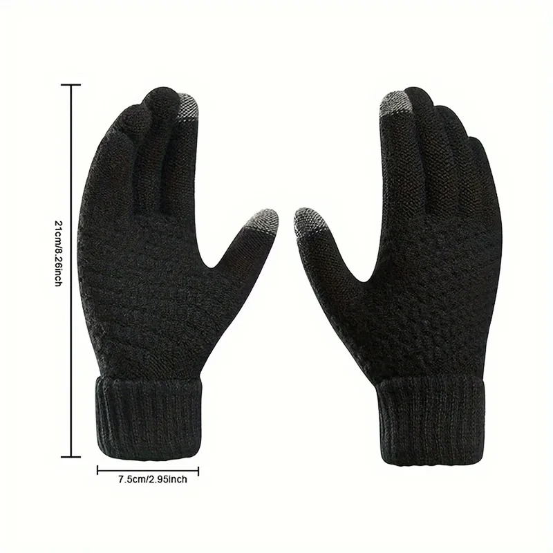 Neue Winter-Outdoor-Skihandschuhe mit Touchscreen-Funktion für Mobiltelefone, Dicke Warme Sport-Handschuhe für Damen und Herren – Detail 5