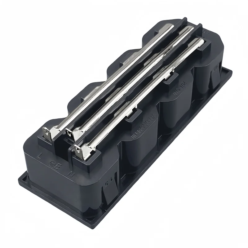 IEC C13 موصلات أنثى مقبس PDU ، شريط طاقة صناعي ، موصل طاقة أسود ، جودة فائقة ، 4 مخرج