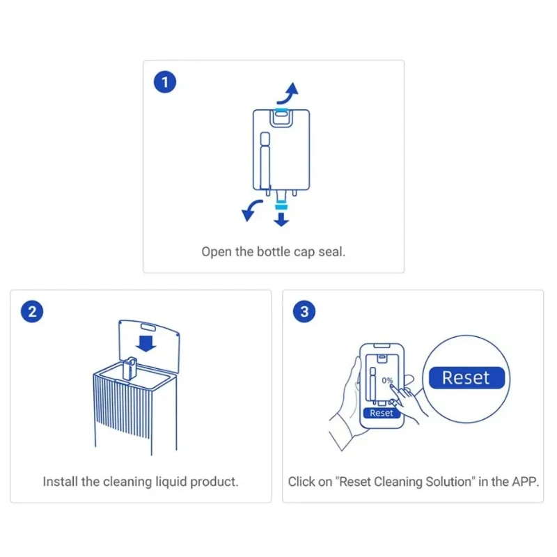 Liquid Fit For Dreame L20\L30 Ultra L10 Prime/X10/X20 Pro Plus Parts Cleaning Solution Fluid Nettoyage Accessories 450ml