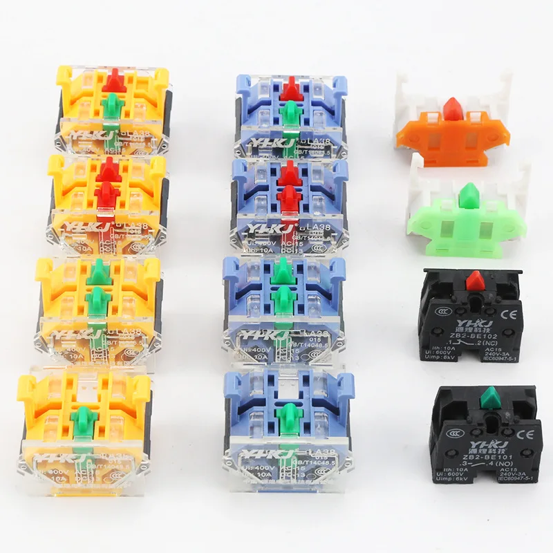 ZB2 LA38 LAY37 XB2 Series Normally Open Normally Closed Button Switch Contact Switch Button Contact Accessories
