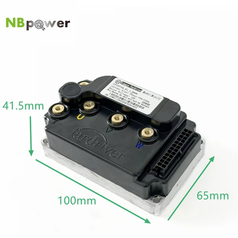 Fardriver mini12 ND72240 and ND72260 1500W-2000W 72V 70A 80A FOC Smart Electric Scooter Motorcycle Programmable Controller