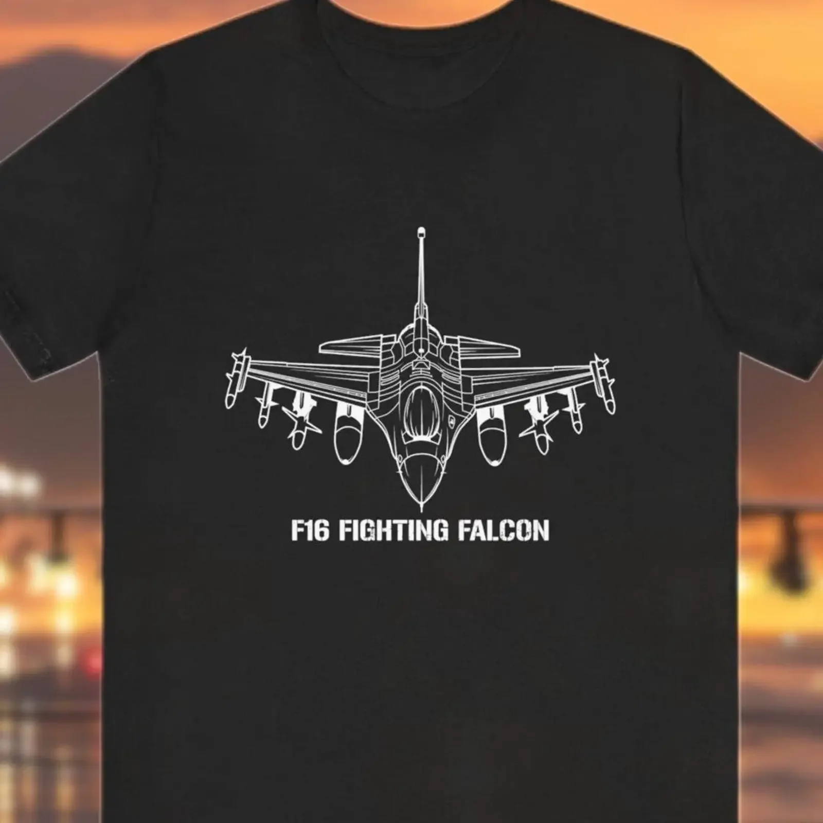 F 16 Falcon T Shirt Aviation for Pilots amp Enthusiasts vintage Washed Comfortable Stretched Versatile Unisex