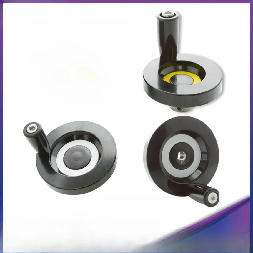 

63/80/100/125/160/200mm Bakelite Hand Wheel Detachable Non Foldable Handle for Milling Machine Lathe CNC 3D Printer