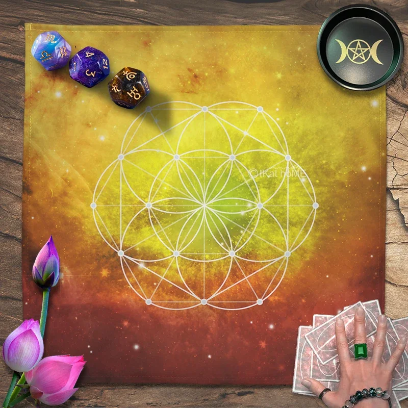 Tarot Tablecloth Celtic Knots Altar Cloth Pagan Spiritual Pendulum Witchcraft Astrology Oracle Card Pads Small tablecloth