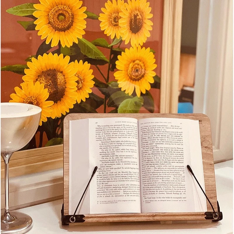 

Ergonomic DL2 Book Stand - Korean Style Dual-Level Reading Rack for Kids/Adults with Spine Protection DesignFoldable & Portable