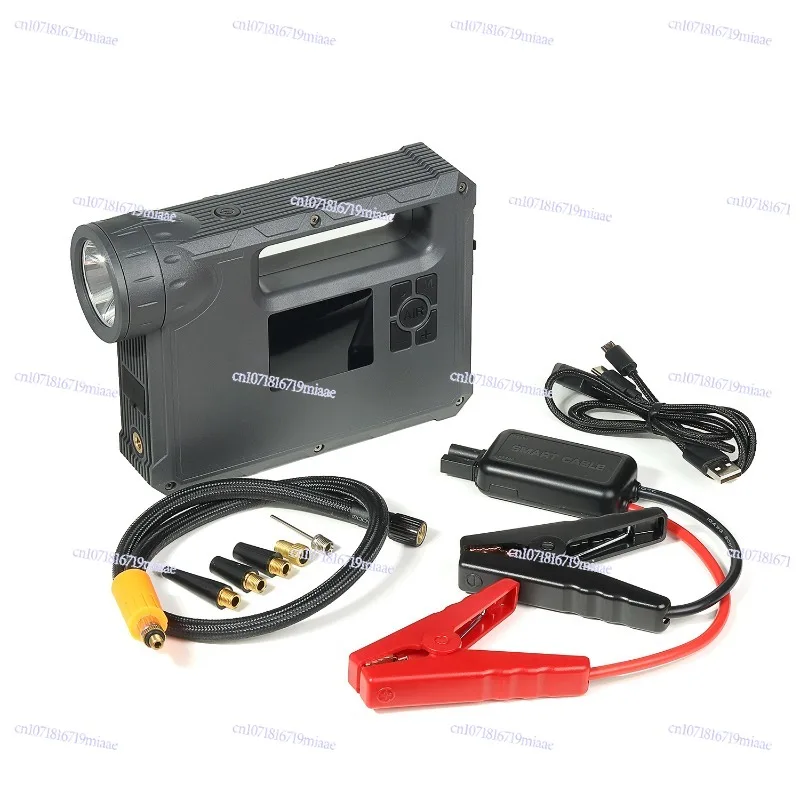 Car emergency starting power supply car inflatable pump portable with electric treasure 12V multi-function air pump