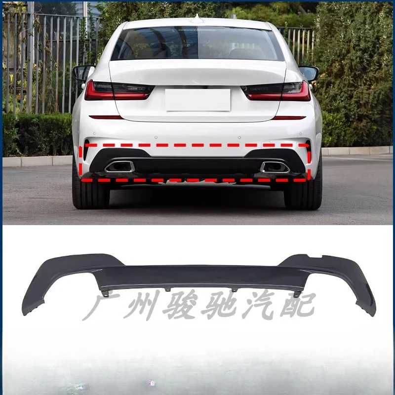 

Подходит для BMW 3 серии 320, задний бампер 325, нижняя часть губы 330, накладка на заднюю планку G20, губа G28, накладка на планку 2020-2022 гг.